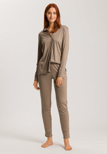 77305 Grand Central Long Sleeve Button Front Shirt - 2847 Taupe